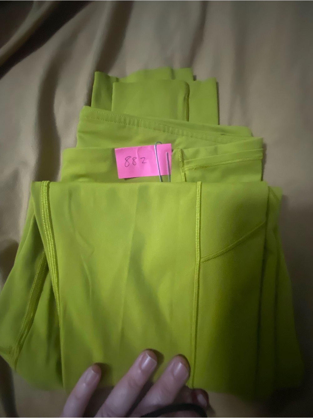 Lululemon Neon Yellow-Green Active Leggings